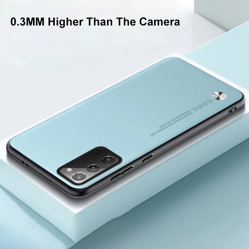 Case For Samsung Galaxy Note 20 Ultra Protective Cover Luxury Leather Phone Case For Samsung Note 20 Ultra 5G Silicone Coque