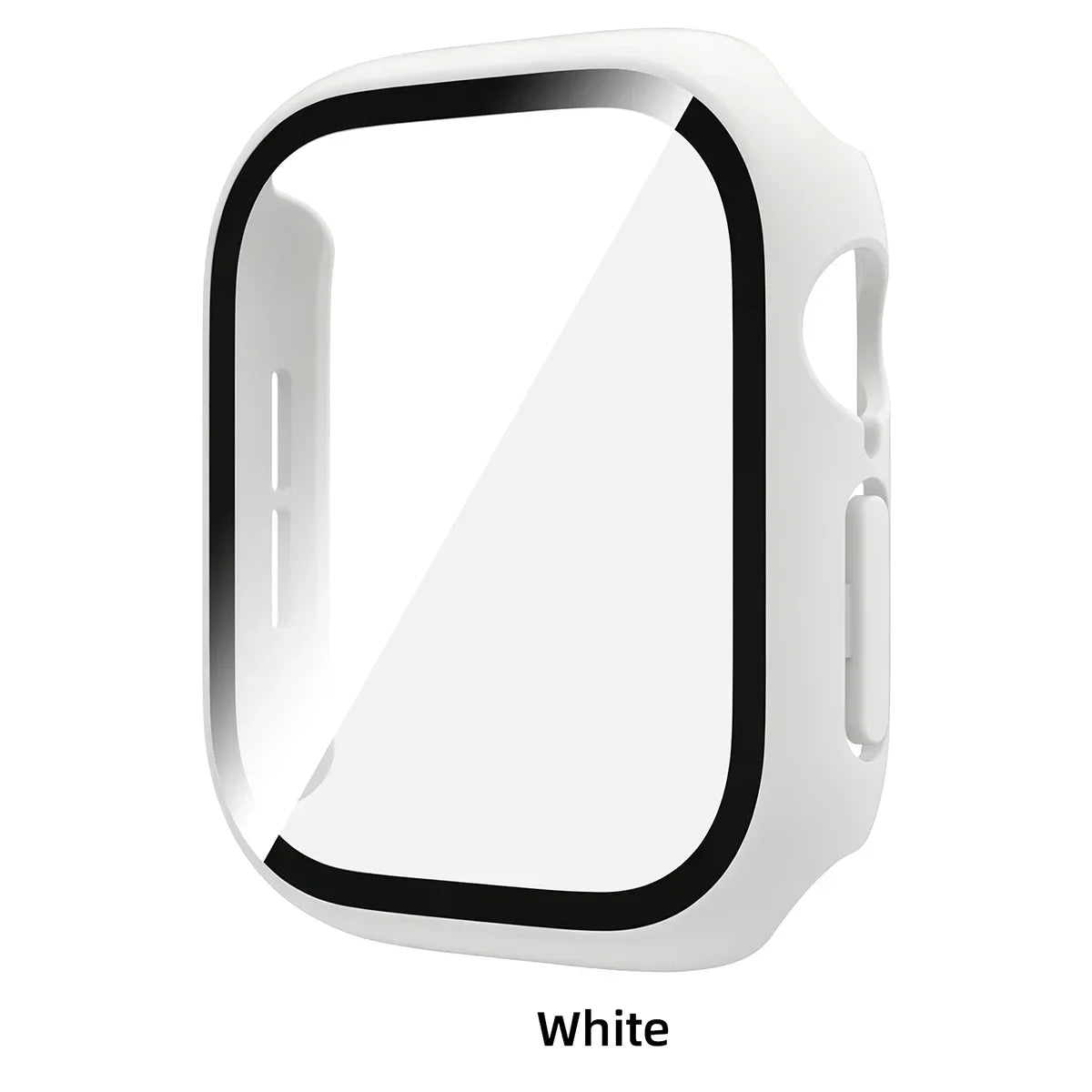 Tempered Glass PC Case for Apple Watch 12 46mm Hard Bumper Screen Protector Cover for Iwatch Series 12 42mm Shell Accessories