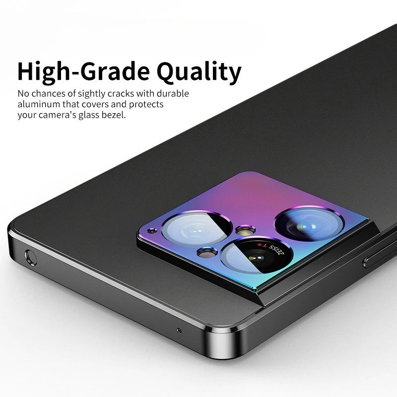 For Sony Xperia 1 VIII 8th Metal Camera Bezel Protector For Sony Xperia1-VIII Camshield Armor Lens Glass Film Cover Sticker