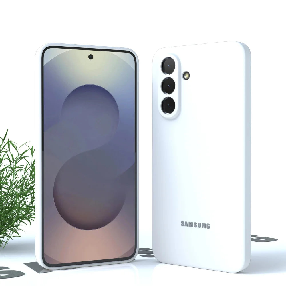 For Samsung Galaxy A56 A36 A16 A55 Case Soft Liquid Silicone A35 A15 A54 A34 S25 S24 S23 Ultra Thin Shockproof Phone Back Cover