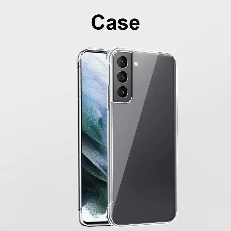 Slim Frameless Clear Phone Case For Samsung Galaxy S26 S25 S24 S23 S22 S21 S20 FE S10 S9 Note 20 Ultra 10 Plus Hard PC Cover