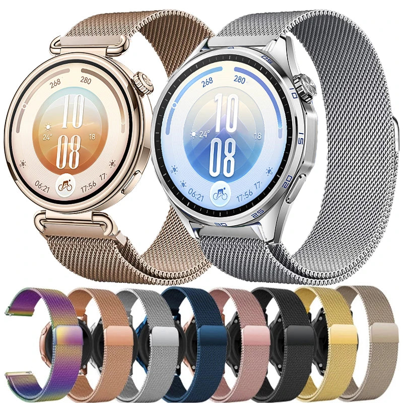 Milanese Loop Strap for Huawei Watch GT 7 46mm 41mm Magnetic Bracelet For Huawei GT7 Pro GT6 GT5 GT4 GT3 2 Stainless Steel Band