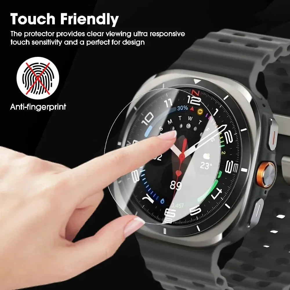 Tempered Glass For Samsung Galaxy Watch 7 40mm 44mm/FE 40mm HD Screen Protector For Galaxy Watch 6 5 Ultra 47 Accessories Protec