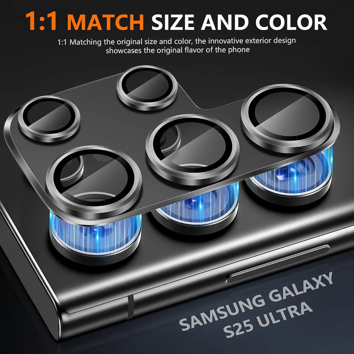 Metal Ring Glass Camera Lens Protector for Samsung Galaxy S26 S25 Ultra S24 S23 Plus S26Ultra S26Plus S26+ Camera Screen Cover