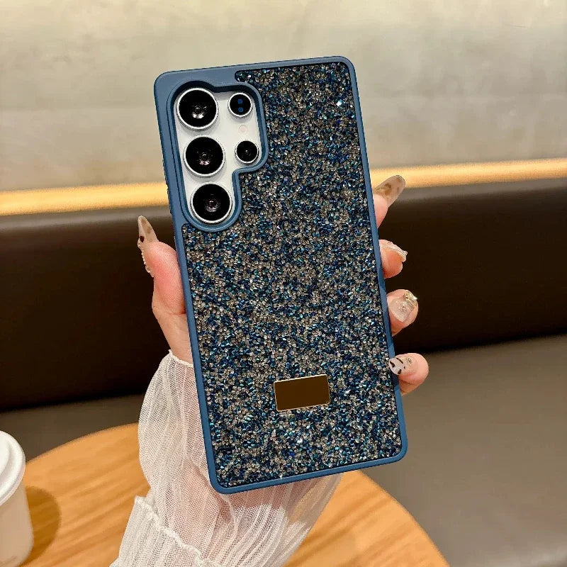 Trend Bling Glitter Diamond Case for Samsung Galaxy S26 S25 S24 S23 Plus Ultra Rhinestone Shockproof Hard Back Protective Cover