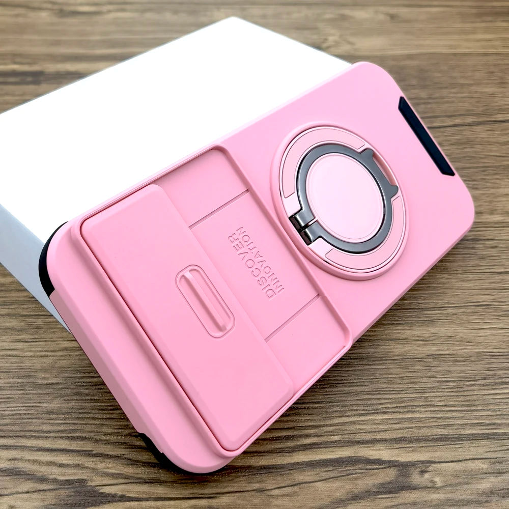 Heavy Duty Shockproof Phone Bracket Case for Google Pixel 10 9 8 7 Pro XL 9A Anti-shock Sliding Camera Full Protective Cover