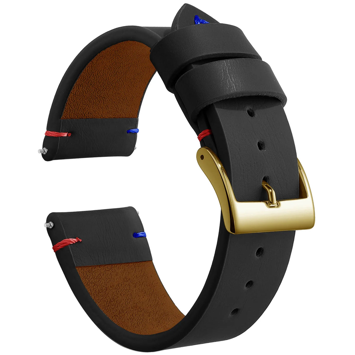 Leather Watch Band Strap Sport Vintage Leather Men Women Watchband Stainless Steel Buckle Watch Accessories 18mm 20mm 22mm