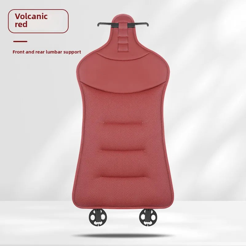 Universal Perforated Nappa Leather Car Seat Cover Luxury Sedan SUV Breathable Comfortable Cloud Cotton Cushions Car Seat Cover