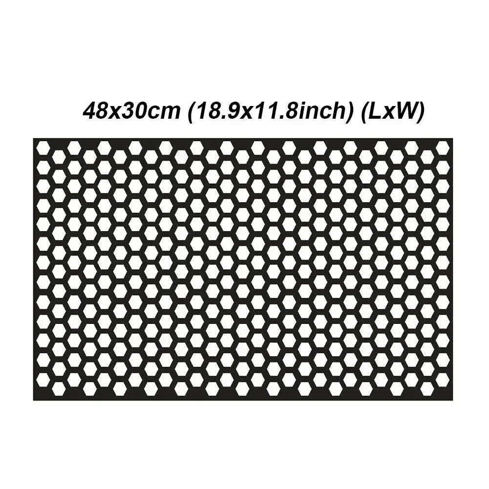 Car Honeycomb Stickers Car Stylish Tail Lights DIY Hollow Protector Decals Auto Rear Lamp Decoration Wrap Film Sticker 48*30cm