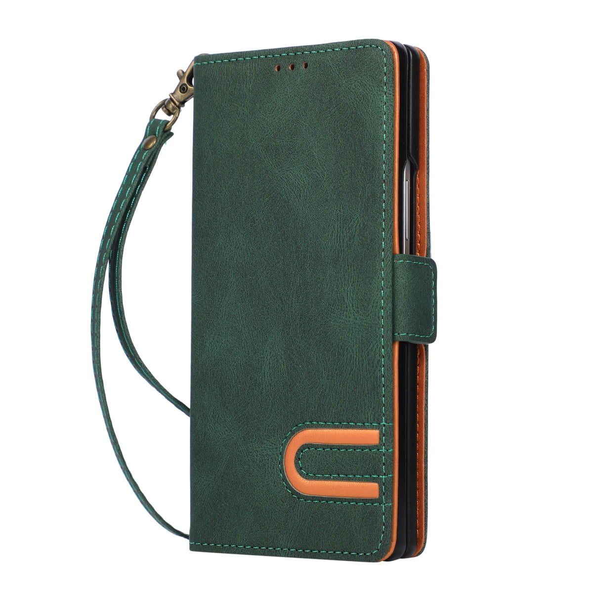 Retro Leather Flip Wallet Case for Samsung Galaxy Z Fold 8 Ultra 7 6 5 4 3 Fold8 Fold7 Fold6 Fold5 Card Holder Stand Phone Cover