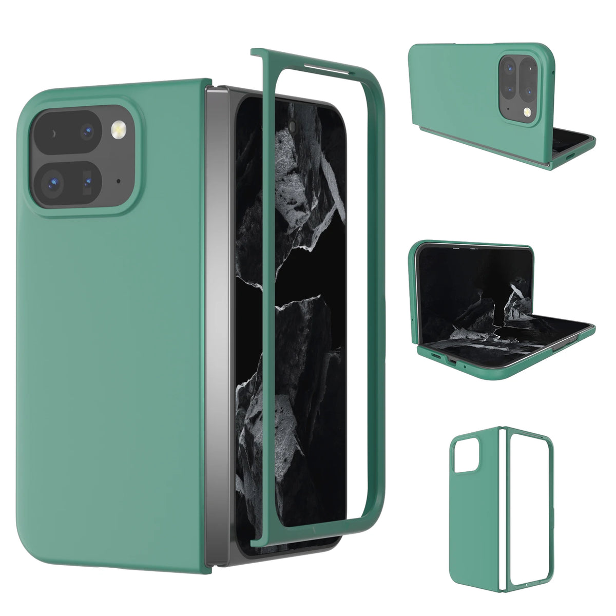Ultra Thin Hard Case for Google Pixel 10 Pro Fold / Pixel 9 Pro Fold Case Matte Plastic PC Protection Phone Capa Cover