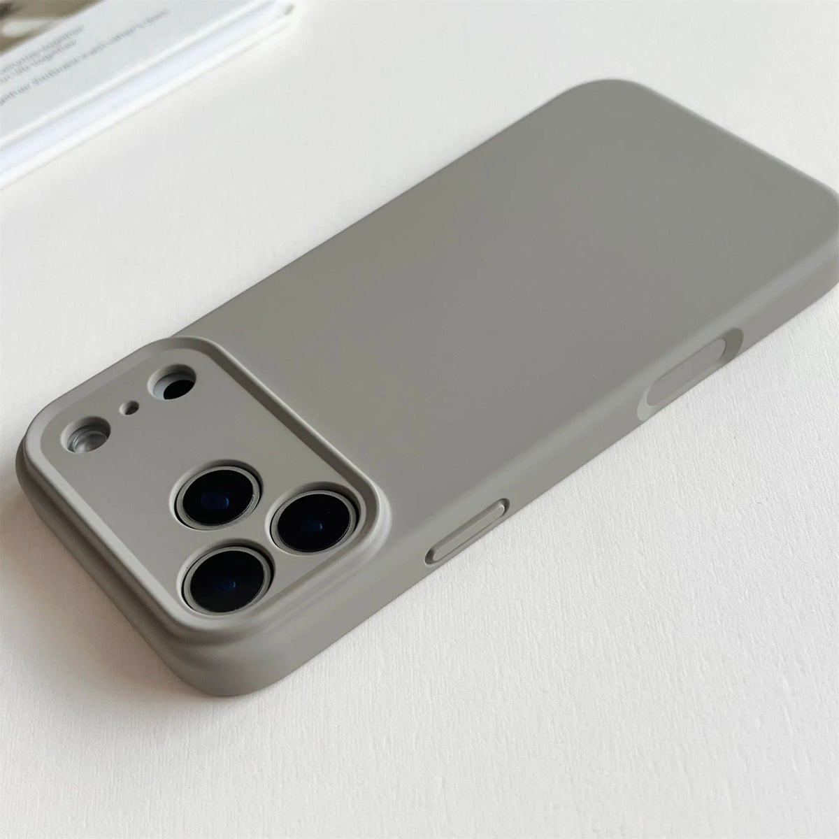 TPU Shockproof Cover For iPhone 17 16 Pro Max For iPhone 17Air 16 15 14 Pro Case Liquid Silicone Original TPU Protect Case