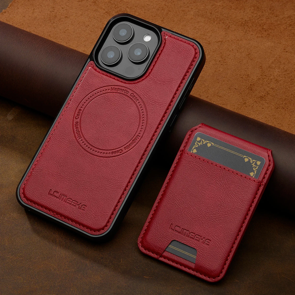 Detachable Magnetic 2 In 1 Leather Case For iPhone 16E 17 1615 14 13 12 11 Pro XS Max Air XR 8 7 Plus SE Card Pocket Phone Cover