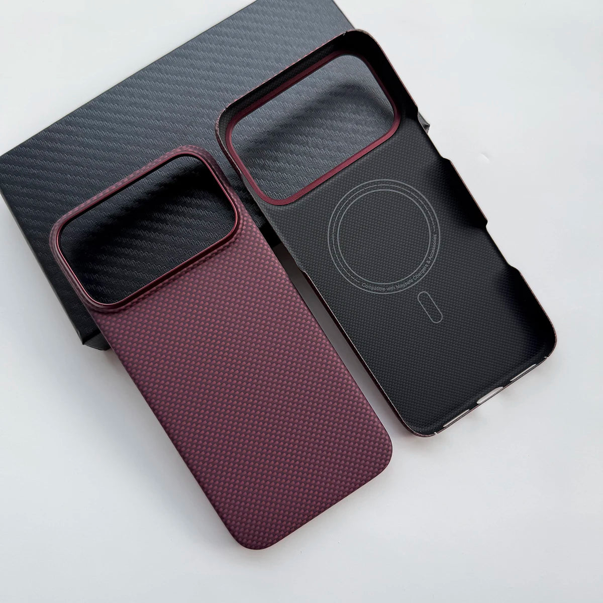 100% Kevlar Aramid Carbon Fiber Case For iPhone 18 17 Pro Max 18Pro With Magsafe Luxury Cover Magnetic Ultra-Thin Back Case