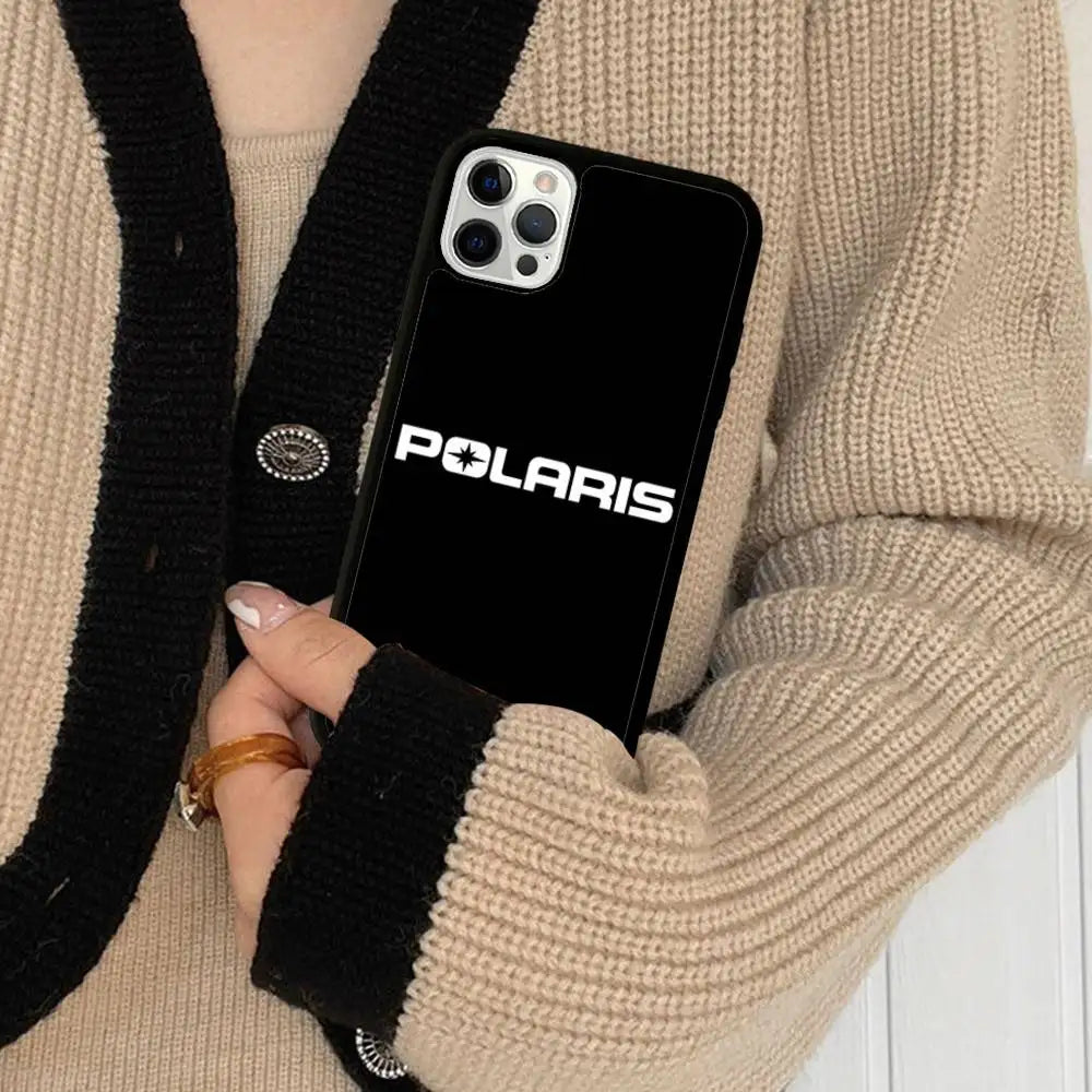 Polaris R-Rzr Logo For iPhone 17 16 15 14 13 Pro 12 11 Pro Max Hard PC+TPU Phone Cases Back Cover