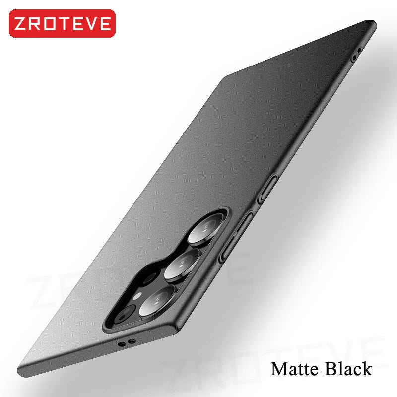 S25 Ultra Case Zroteve Slim Hard PC Matte Cover For Samsung Galaxy S25 Edge S24 S23 FE S22 S21 S20 S10 E Note 20 10 Plus Cases