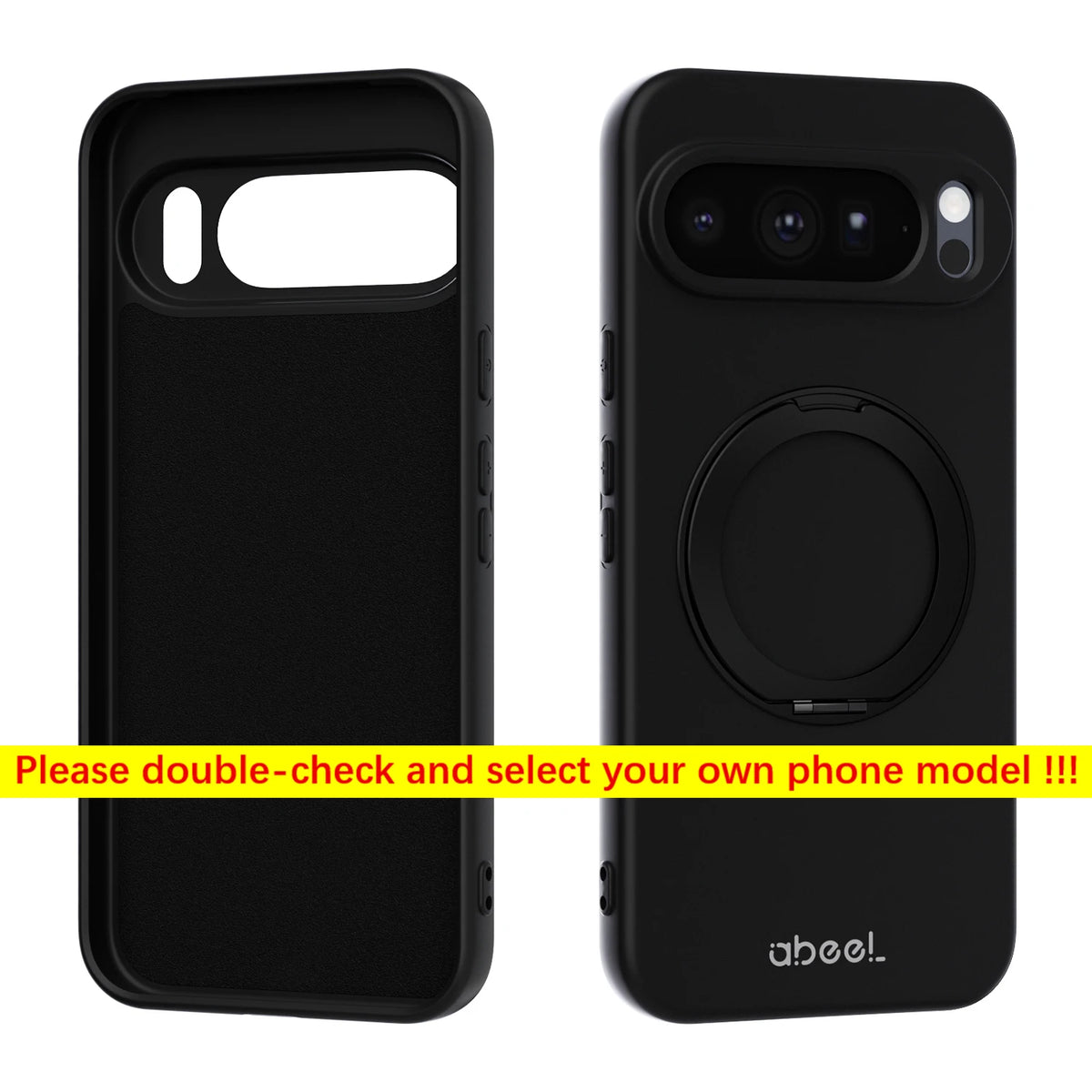 For Google Pixel 11 10 9 Pro XL 10a 9a Phone Case 360° Rotate Magnetic Holder Luxury Skin Friendly Feel Silicone Stand Covers