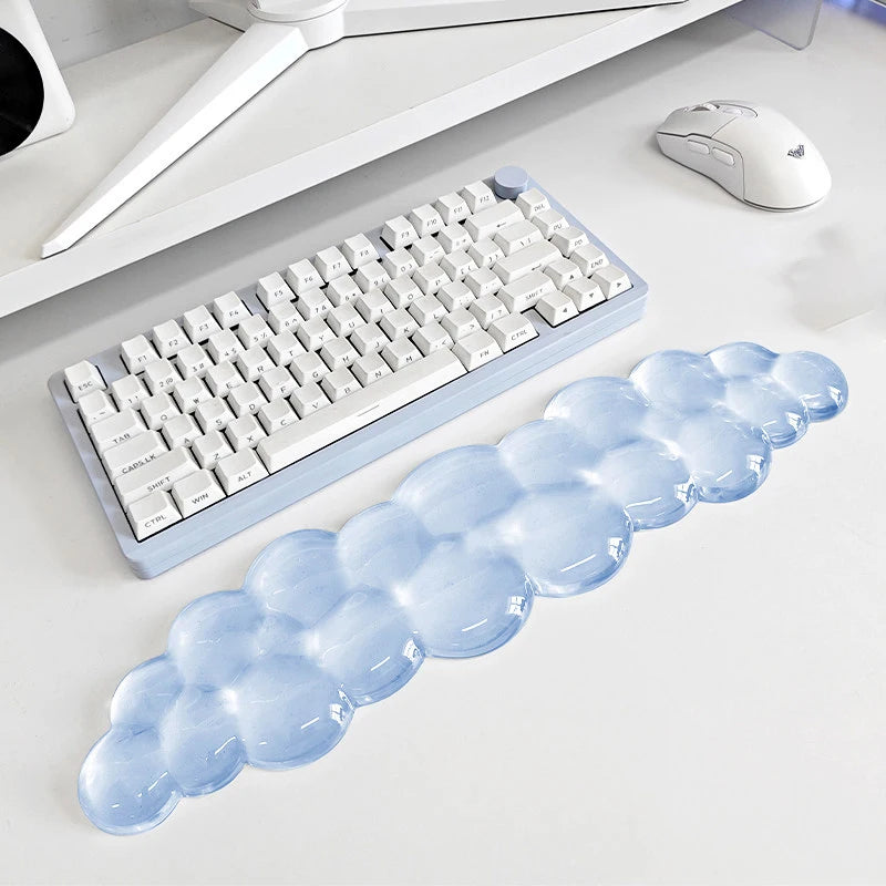 Cloud Keyboard and Mouse Wrist Rest Cute Wrist Support and Arm Support Keyboard Rest for Keyboard and Mouse Typing Pain Relief