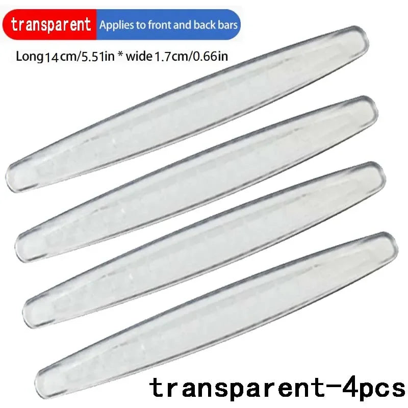 2-6PCS Anti Collision Car Bumper Guard Strip Car Sticker Door Edge Guards Trim Molding Protection Strip Scratch Protector