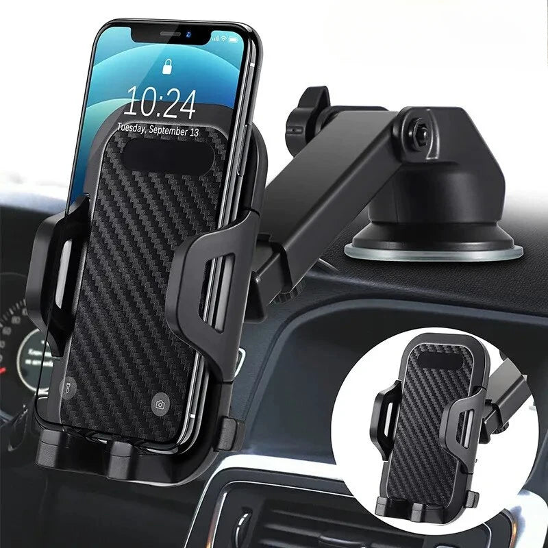 NEW Universal Sucker Car Phone Holder 360° Windshield Car Dashboard Mobile Cellphone Support Bracket for iPhone Samsung Xiaomi