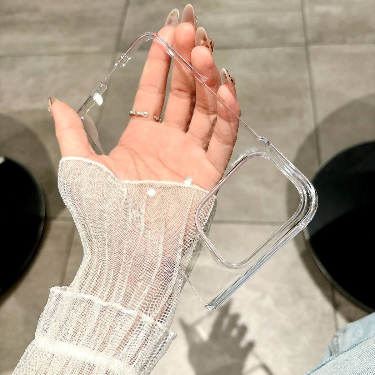 Transparent Hard Plastic Cover Case For Google Pixel 10 9 Pro Fold