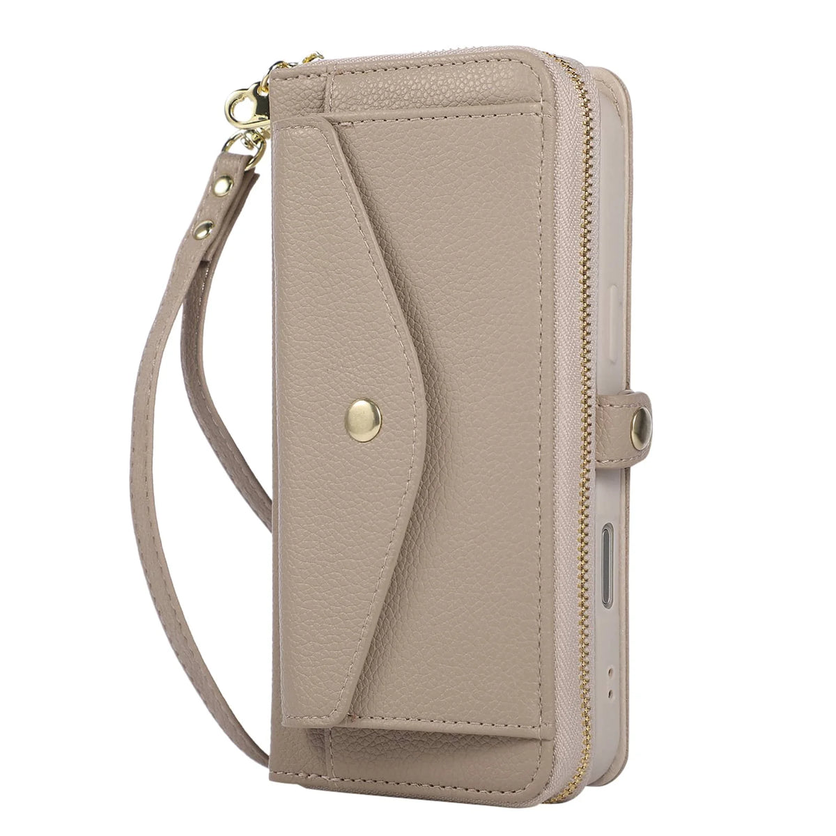 WEFOR Crossbody Wallet Case for Samsung Galaxy S26 S25 Edge S24 S23 FE S22 S21 S20 Ultra, Strap Card Holder Kickstand Mirror