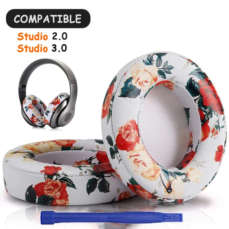 KUTOU Earpads For Beats Studio 3 3.0 Ear Pads Studio3 Headphone Replacement Pads Studio2 Ear Cushions Earpads Headset Foam Pad