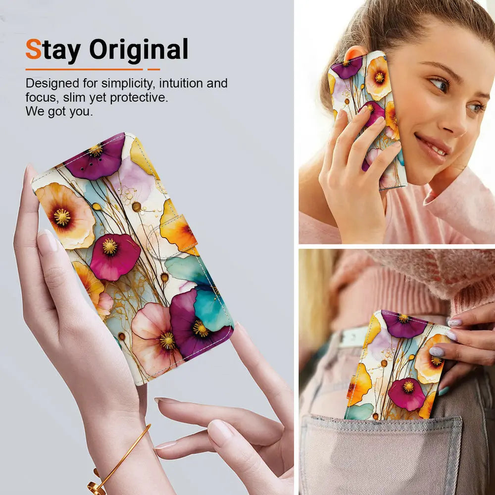Note 10 20 Ultra S20 S10 Lite Flip Case Floral Leather Wallet Funda for Samsung Galaxy S20 FE Case Samsung S10e S9 Plus S 9 8 +