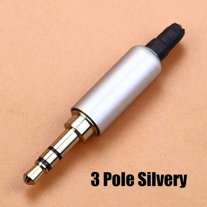 1pcs 3.5mm Mono Stereo Headphone Plug DIY 2 3 4 Pole Male Audio Adapter 3.5 Speaker Earphone Jack AUX Solder Wire Connector