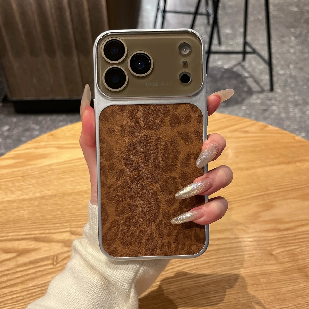 Luxury Leopard Print Phone Case For iPhone 13 14 15 16 17 18 Pro Max Shockproof Bumber Cases Cover