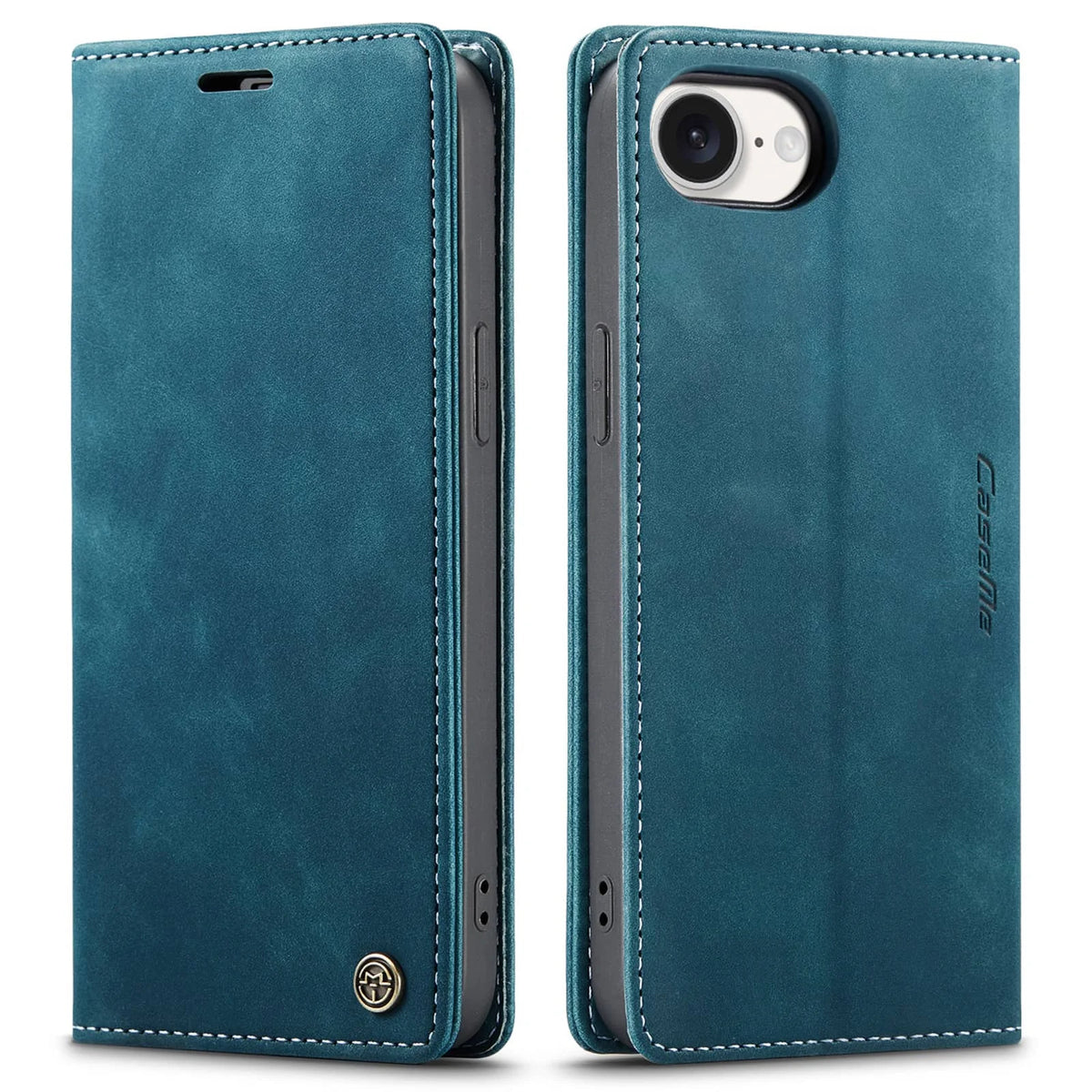 For iPhone 17e PU Leather Flip Wallet Case Magnetic Folio Cover Card Holder Credit Slots Kickstand TPU Shockproof Protective
