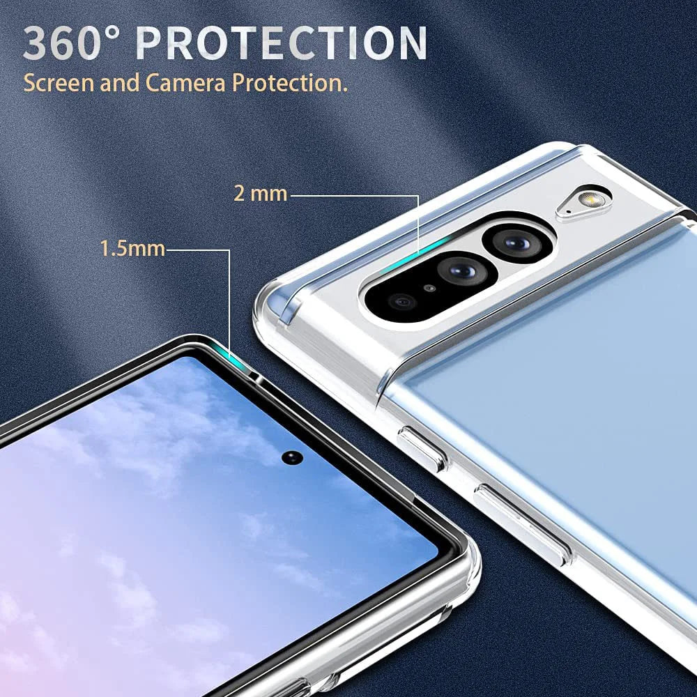 Case For Google Pixel 7 6 8 9 10 11 Pro XL 9a 10A 6A 7Pro 5G Soft TPU Clear Back Cover Phone Cases