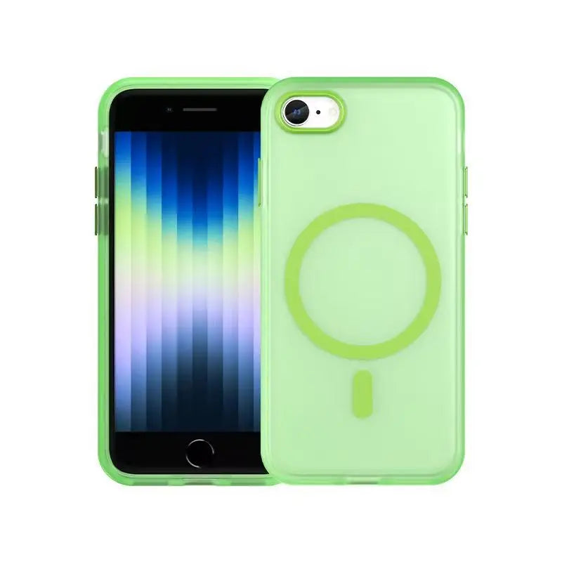 For iPhone 17E 16E Case New Candy Fruit Magnetic Skin-absorbing PC Cover For iPhone 17e Wireless Charging Funda