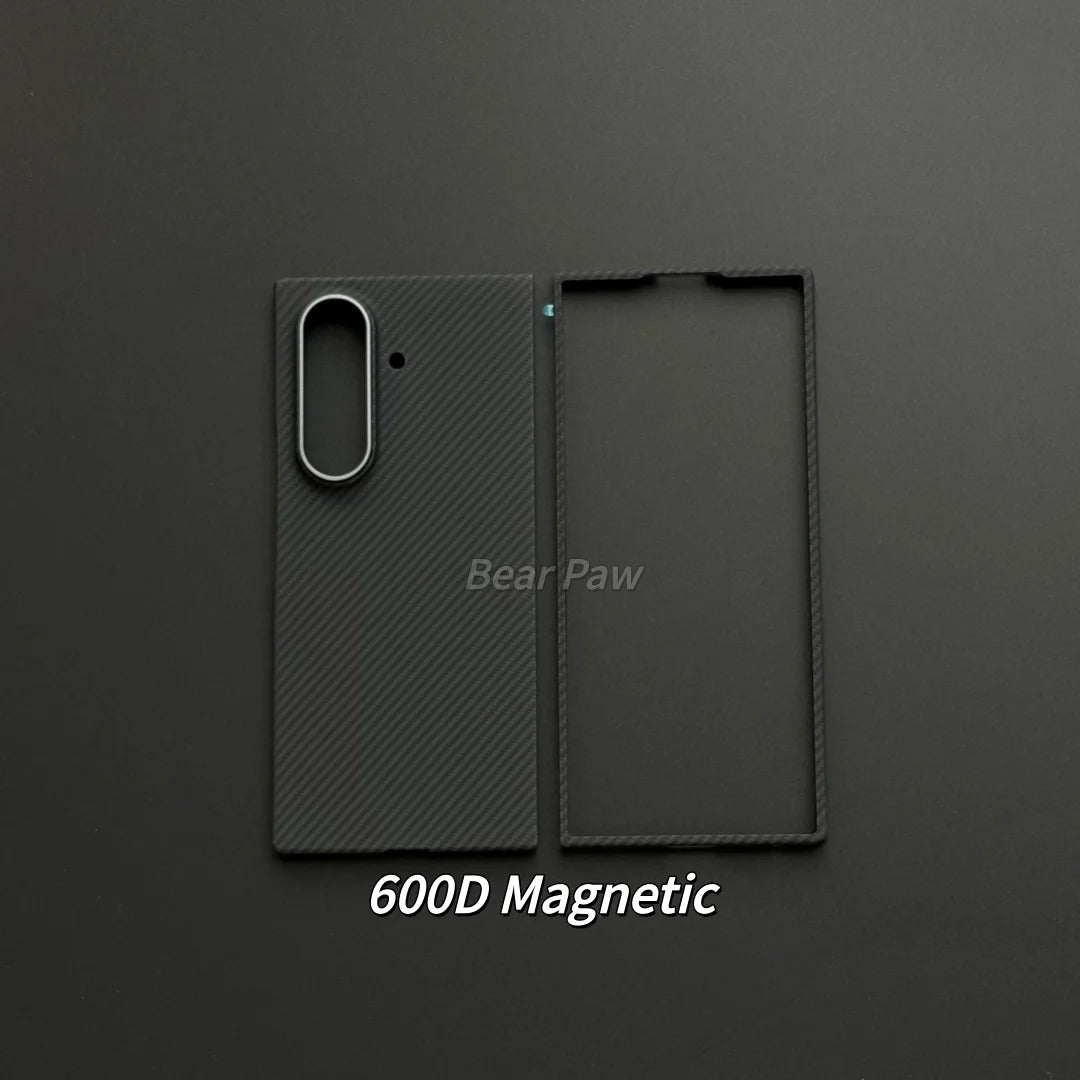 For Z Fold7 Magnetic Hinge Case Aramid Carbon Fiber Magnetic Case Ultra thin Cover For Ssamsung Z Fold 7 W26 Mobile Phone Cases