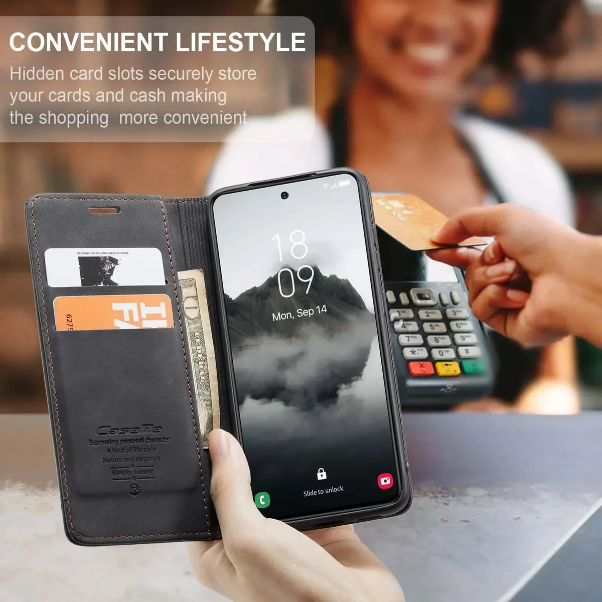 Flip Leather Case for Samsung Galaxy S25 S26 Ultra S24 Ultra S23 FE S22 S21 S20 Plus A17 A16 A36 A56 A15 A55 A35 Wallet Cover