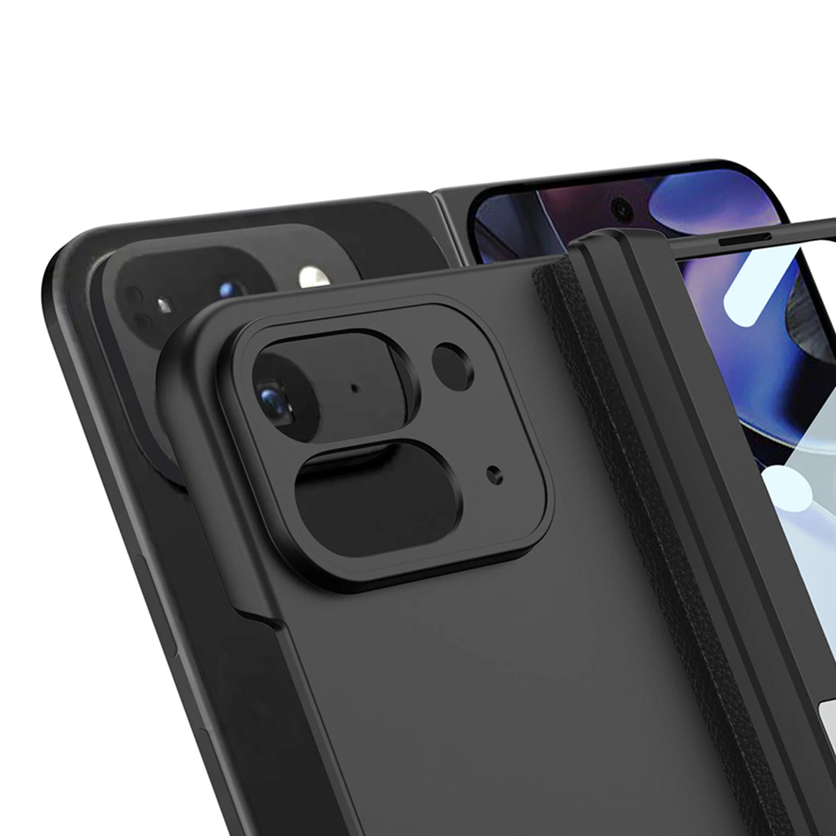 Magnetic Hinge Armor Stand Case For Google Pixel 10 9 Pro Fold Front Screen Glass Protective Cover For Pixel 10 Pro Fold Case