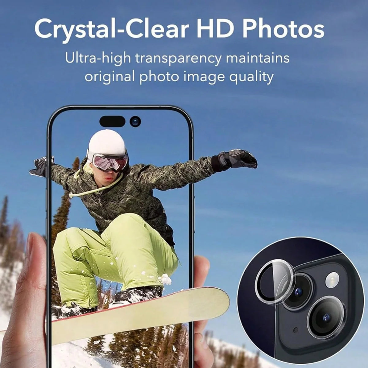 9pcs Transparent, Phone Lens Protective Film, Suitable for iPhone 17 Pro Max/16/15/14/13/12/11, Fully Covered, Scratch-Resistan