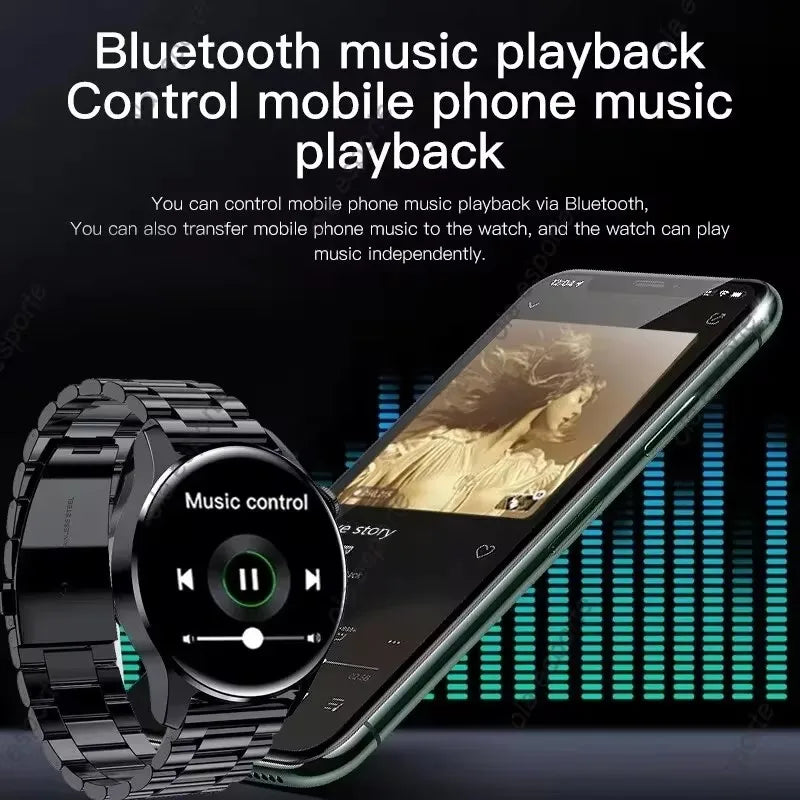2026 New For Android ios Smart Watch Men HD AMOLED Screen GPS Motion trajectory Heart Rate Bluetooth Calls SmartWatch Waterproof