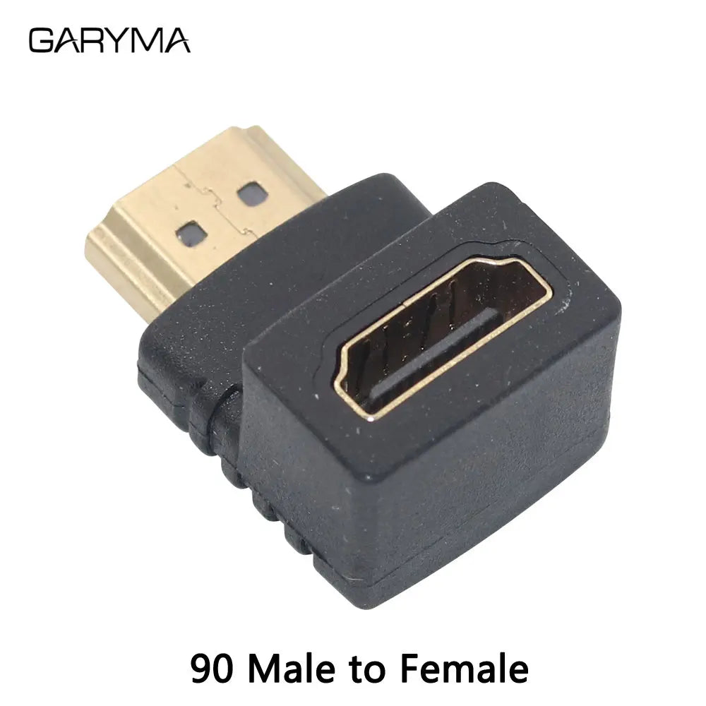 Mini Micro HDMI Male To Female Plug 90 270 Degree Right Male To Female for PS4/3 TV HDMI Extender