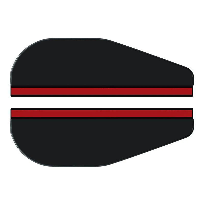 2Pcs Car Rearview Mirror Rain Cover Carbon Fiber Side Mirror Protector Waterproof Shield Rain Eyebrow Universal Auto Accessories