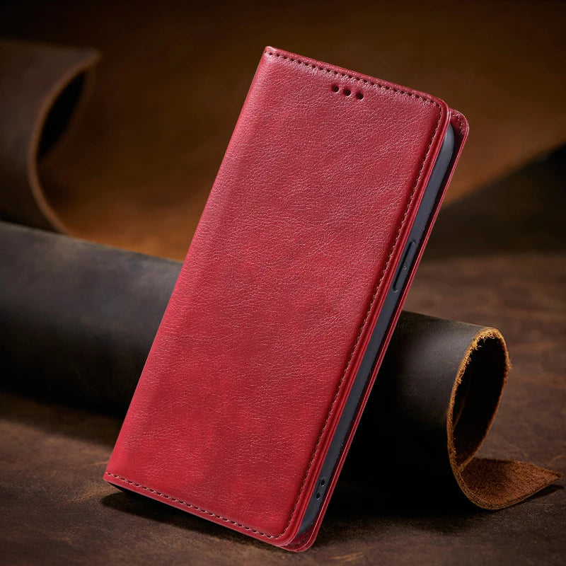 Flip Book Holster Case For Redmi 15 Phone Cover Leather Etui Redmi 15 Case Global Version Xiaomi Case Redmi 15 4G 5G Redmi15 Bag