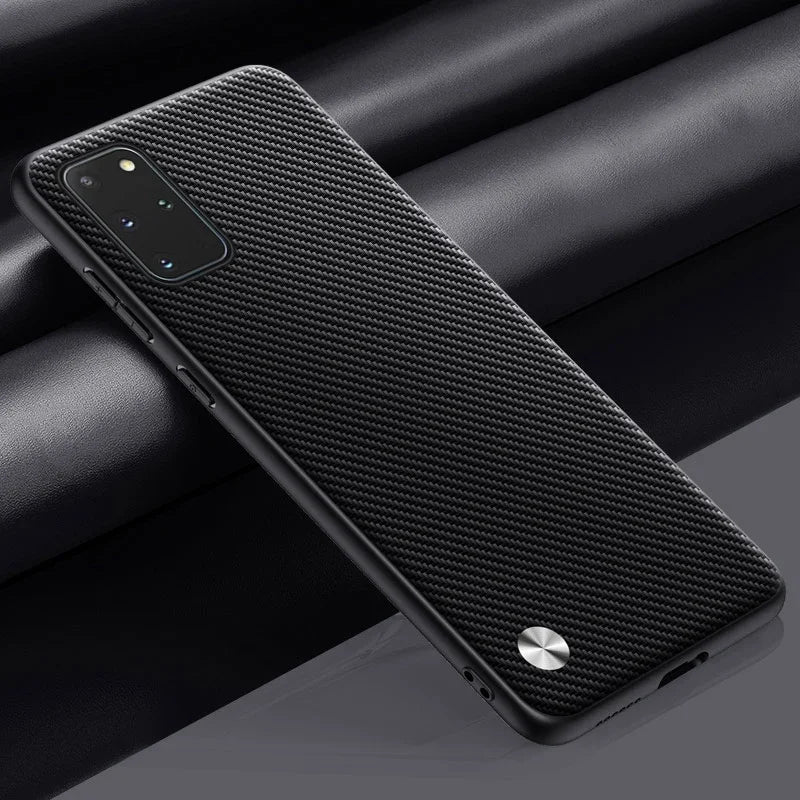 Luxury Leather Phone Case For Samsung Galaxy S20 Plus S20 FE Protective Cover Matte Silicone Case For Samsung Note 20 Ultra 5G