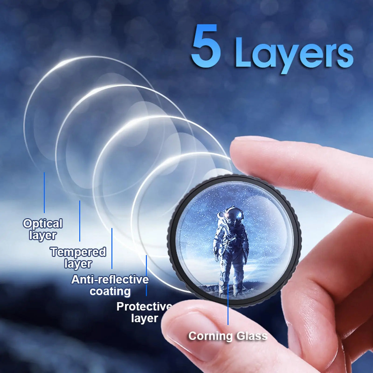 Lens Guard for Insta360 X5 Accessories Anti-Reflective Tempered Glass Lens Protector Cover Wide-Angle Compatible
