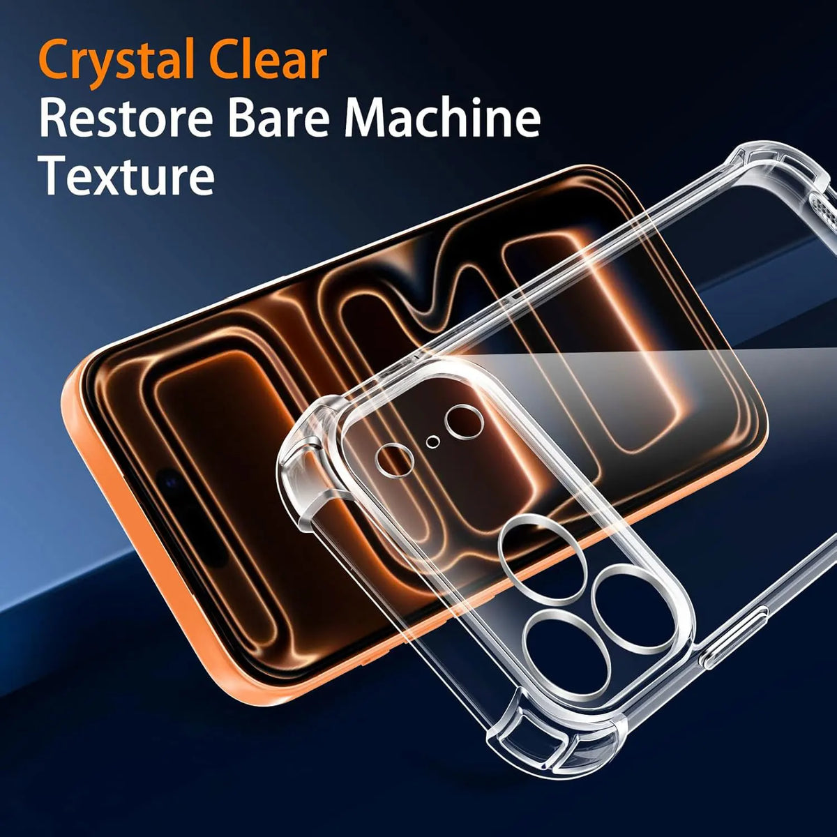 Shockproof Soft Corners Clear Phone Case For iPhone 17 Air 16 14 12 13 Mini 11 15 Pro Max XR XS X 7 8 Plus Protector Back Cover