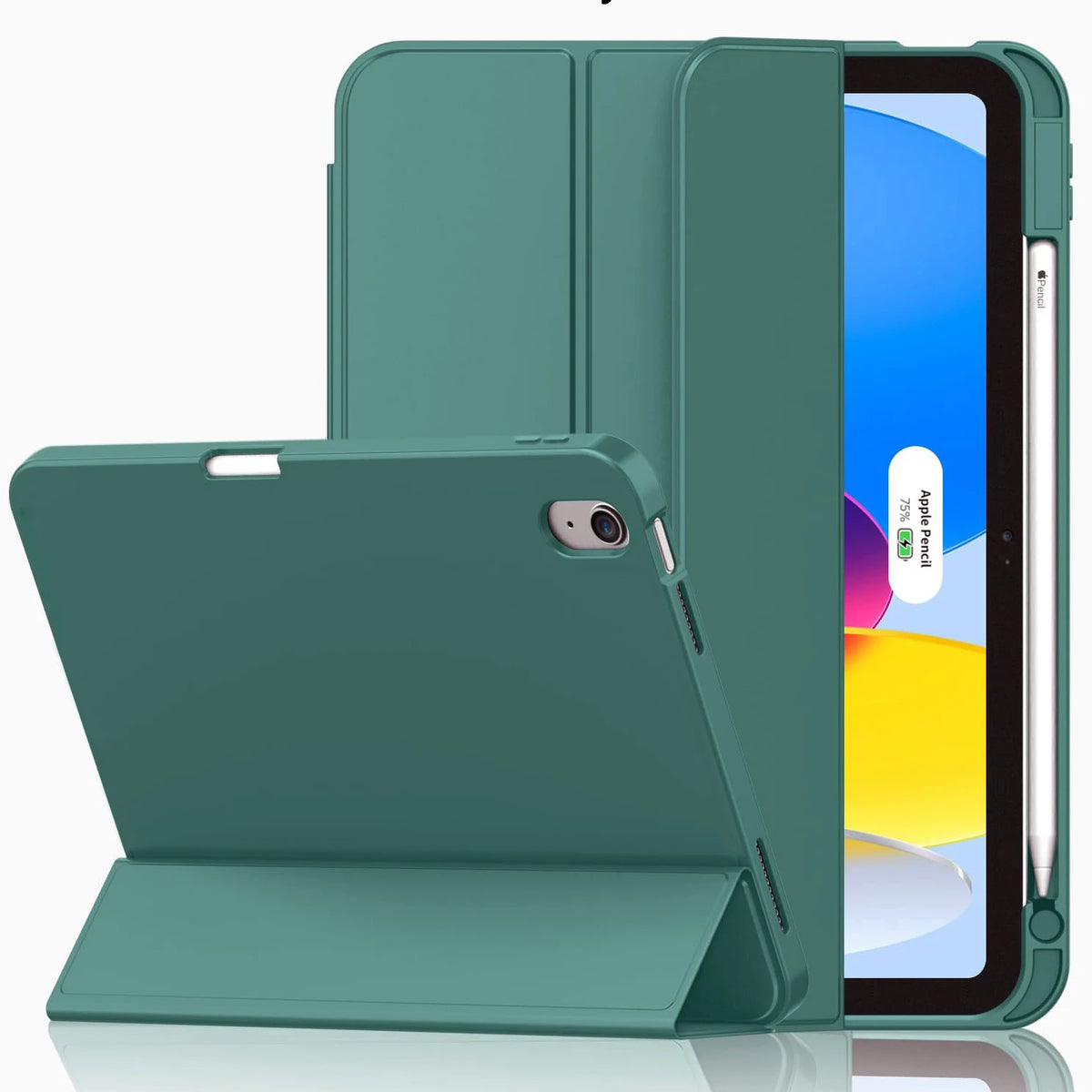 For iPad (A16) 11th 10th Generation Air 4th 5th 10.9 Pro 11 M2 M3 M4 M5 2026 2025 2024 Magnetic Flip Smart Cover Pencil Case