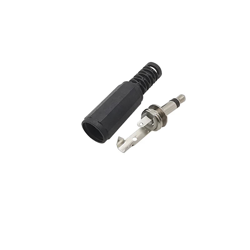 10Pcs 3.5mm Audio Mono Male Plug DIY Repair Headphones Audio Jack Connector Soldering Type 2 Pole Aux TS 3.5mm Audios Plugs