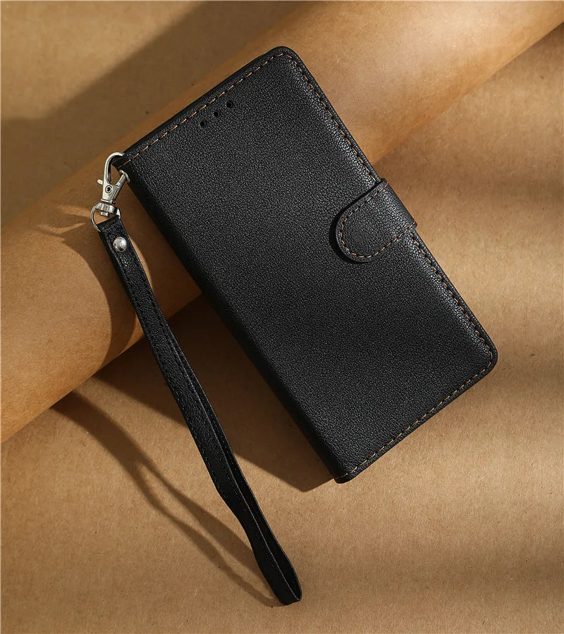 Flip Book Holster Case For Redmi 15 Phone Cover Leather Etui Redmi 15 Case Global Version Xiaomi Case Redmi 15 4G 5G Redmi15 Bag