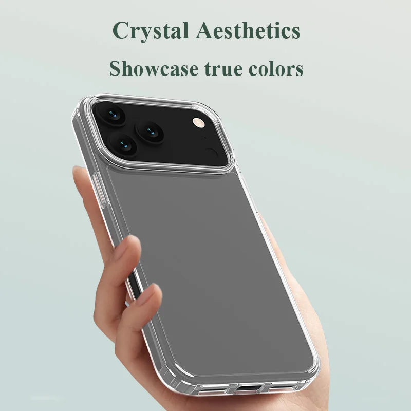 Lereach for iPhone 18 Pro Max 17 Pro Max 18 Pro 17 Air 17 Pro Crystal Clear Phone Case Ultra-Thin Shockproof Anti-Scratch