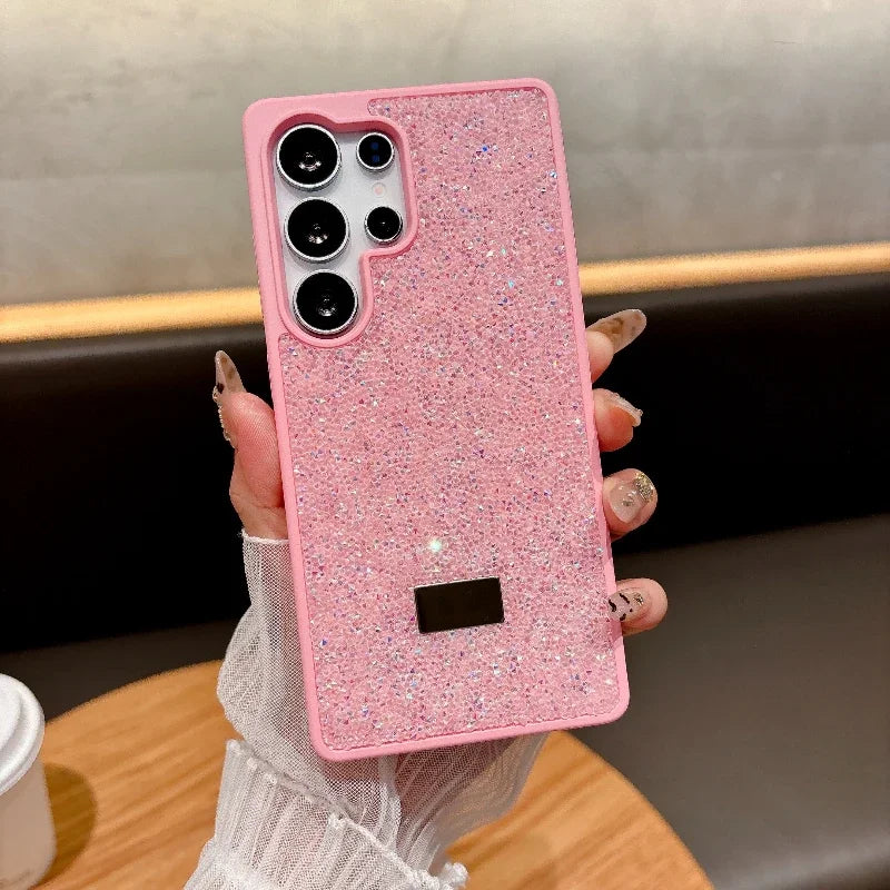Trend Bling Glitter Diamond Case for Samsung Galaxy S26 S25 S24 S23 Plus Ultra Rhinestone Shockproof Hard Back Protective Cover