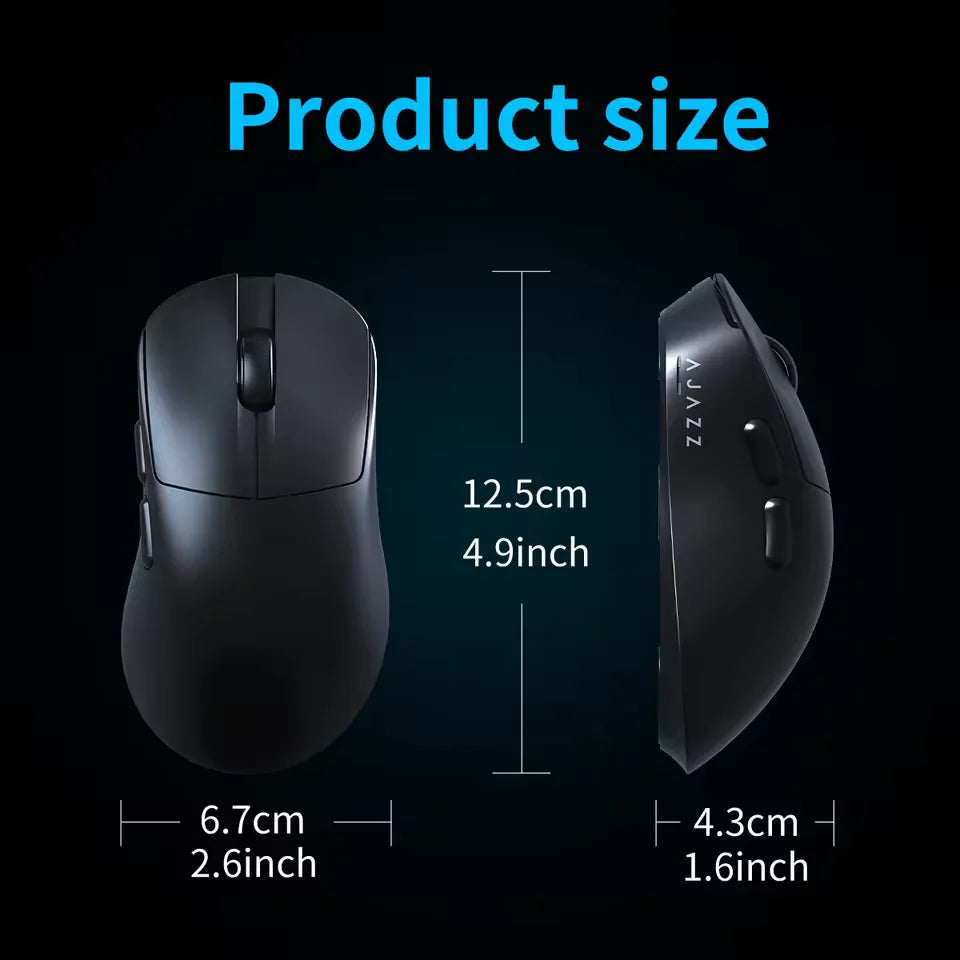AJAZZ AJ179 V2/MAX Wireless Gaming Mouse 3 Model With Magnetic Attraction Charging Base PAW3311 Sensor 12000 DPI For PC Laptop